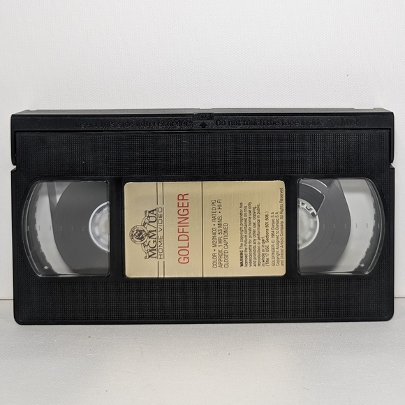 James Bond 007 Goldfinger (1964) VHS cassette movie - Picture 3 of 4